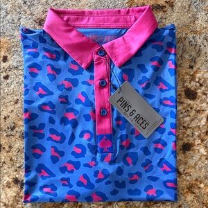 Pins & Aces Men's Polo Shirt XL